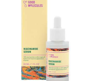 Good Molecules Niacinamide Serum – 10% Niacinamide Balancing B3 Facial Serum for Acne, Ton
