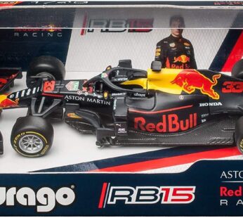 Bburago – 1/43 Scale Model Compatible with Red Bull Racing RB 15 (2019) # 33 Compatible wi