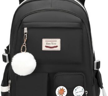 Hey Yoo Backpack for Girls Bookbag Cute School Bag College Middle High Elementary School B