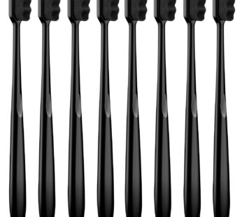 Patelai 8 Pieces Soft Toothbrush Micro Nano Extra Soft Bristles Manual Soft Toothbrush wit