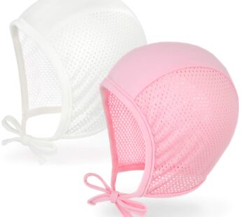 JELLYTREE Baby Hat Bonnet Mesh Breathable Toddler Girls Fashion Pilot Caps Baby Hearing Ai