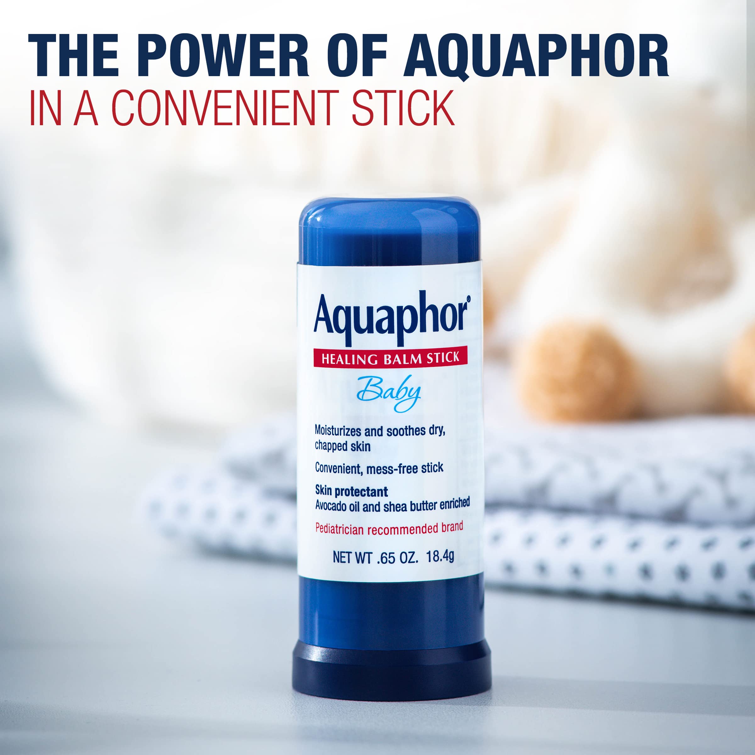 Aquaphor Baby Healing Balm Stick With Avocado Oil and Shea Butter, 0.65 Oz - Image 2