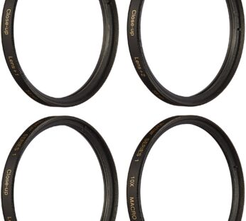 Vivitar +1 +2 +4 +10 Close-Up Macro Filter Set with Pouch (58mm)