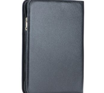 Large Capacity Fountain Pen Case PU Leather Black Color 48 Slots pen pouch bag