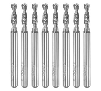 uxcell PCB Drill Bits 2.5mm Tungsten Carbide Spiral Flute Jewelry CNC Engraving Print Circ