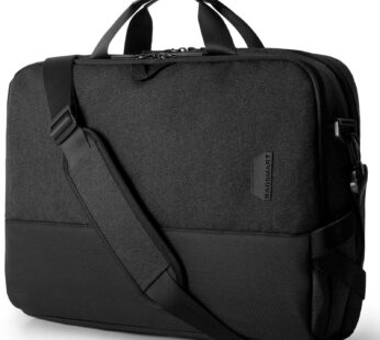 BAGSMART Laptop Bag, 15.6 Inch Computer Bag, Laptop Briefcase, RFID Blocking Messenger Sho