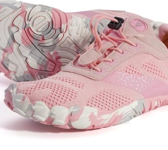 Joomra Women Barefoot Running Tennis Shoes Size 7.5-8 Minimal for Ladies Runner All Pink G