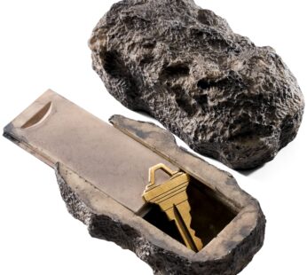 RamPro Hide-a-Spare-Key Fake Rock – Looks & Feels like Real Stone – Safe for Outdoor Garde