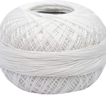 Handy Hands HH40-601 Lizbeth Cordonnet Cotton Size 40-Snow White