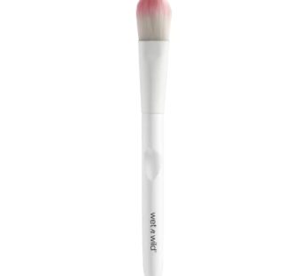 wet n wild Foundation Brush, Densely-Packed Synthetic Fiber Bristles for Liquid, Cream & Powder, Ergonomic Handle for Comfortable Control
