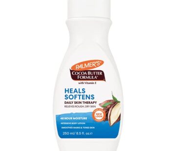 Palmer’s Cocoa Butter Formula Daily Skin Therapy Cocoa Butter Body Lotion for Dry Skin, Hand & Body Moisturizer, Flip Cap Bottle, 8.5 Oz (Pack of 1)