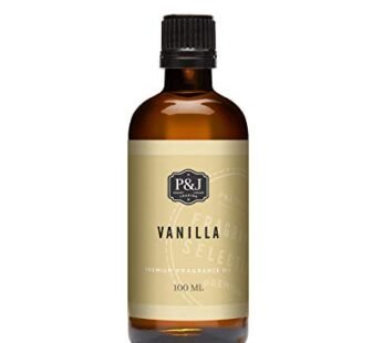 P&J Fragrance Oil – Vanilla 100ml – Candle Scents, Soap Making, Diffuser Oil, Fresh Scents