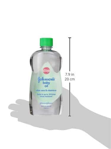 Johnson's Baby Oil, Mineral Oil Enriched with Aloe Vera and Vitamin E, 20 fl. oz - Image 11