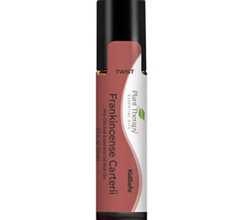 Plant Therapy Frankincense Carterii Essential Oil 100% Pure, Pre-Diluted Roll-On, Natural Aromatherapy, Therapeutic Grade 10 mL (1/3 oz)