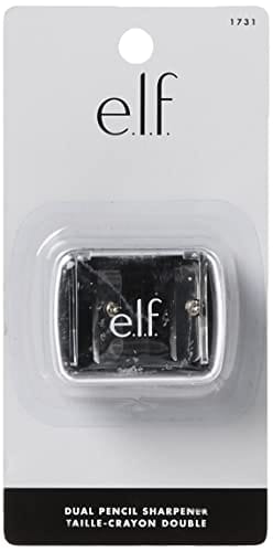 e.l.f., Dual-Pencil Sharpener, Convenient, Essential Tool, Sharpens, Easy To Clean, Travel-Friendly, Compact, Includes Bonus Small Sharpener - Image 2