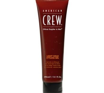 American Crew Men’s Hair Gel, Light Hold, Non-Flaking Styling Gel, 13.1 Fl Oz