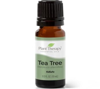 Plant Therapy Tea Tree Essential Oil 100% Pure, Undiluted, Natural Aromatherapy, Therapeutic Grade 10 mL (1/3 oz)