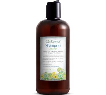 Just Nutritive Gray Hair Shampoo | Gray Hair Treatment | Just Natural Hair Care | Natural Shampoo 16 Oz
