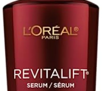 L’Oreal Paris Revitalift Triple Power Anti-Aging Concentrated Face Serum, Hyaluronic Acid and Pro-Xylane, Reduces Wrinkles 1 oz