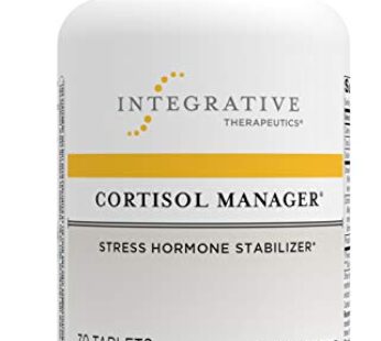 Integrative Therapeutics – Cortisol Manager – Supplement with Ashwagandha and L-Theanine – Supports Relaxation & Calm to Support Restful Sleep* – 30 Tablets