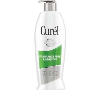 Curel Fragrance Free Comforting Body Lotion, Body and Hand Moisturizer for Dry, Sensitive Skin, 13 Ounce, with Advanced Ceramide Complex, Repairs Moisture Barrier