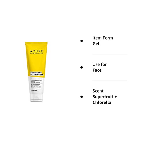 Acure Organics Brilliantly Brightening Cleansing Gel -- 4 oz - Image 8