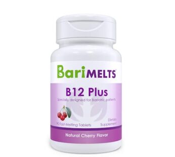 BariMelts Vitamin B12 Plus – 3 Month Supply (90 Fast-Dissolving Tablets) – Post-Op Bariatric Vitamins with Methylcobalamin B12, Vitamin B6, Methylated Folate, and Biotin?