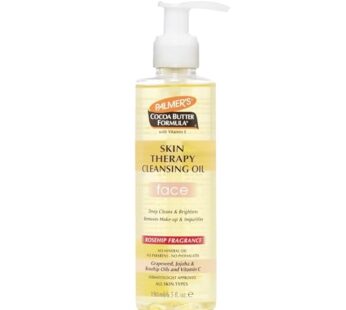 Palmer’s Cocoa Butter Skin Therapy Cleansing Facial Oil, Gentle Makeup Remover for Face, Rosehip Fragrance, 6.5 Ounce