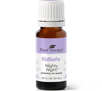 Plant Therapy KidSafe Nighty Night Essential Oil Blend for Sleep 10 mL (1/3 oz) 100% Pure, Undiluted, Natural Aromatherapy, Therapeutic Grade