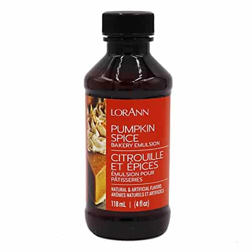 Lorann Oils Pumpkin Spice Bakery Emulsion: Genuine Pumpkin Spice Blend, Perfect for Boosting Fall Flavors in Cakes, Cookies & Desserts, Gluten-Free, Keto-Friendly, Pumpkin Spice Flavoring Essential