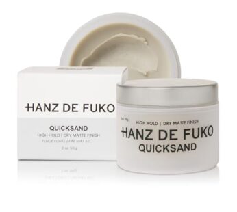 Hanz de Fuko Quicksand ? Premium Men?s Hair Styling Wax & Dry Shampoo Combo ? High Hold, Ultra Matte Finish ? 2 oz.