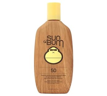 Sun Bum Original SPF 50 Sunscreen Lotion | Vegan and Reef Friendly (Octinoxate & Oxybenzone Free) Broad Spectrum Moisturizing UVA/UVB Sunscreen with Vitamin E | 8 oz