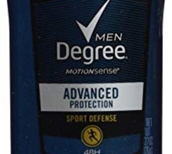Degree Advanced Protection Antiperspirant Deodorant Sport Defense 4 count 72-Hour Sweat and Odor Protection Antiperspirant For Men With MotionSense Technology 2.7 oz