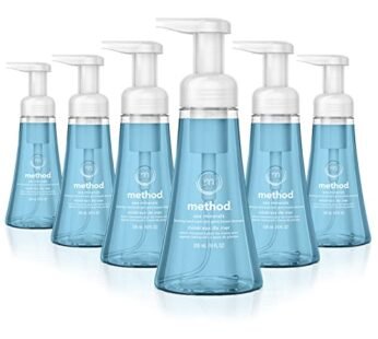 Method Foaming Hand Soap, Sea Minerals, Paraben and Phthalate Free, Biodegradable Formula, 10 Fl Oz (Pack of 6)