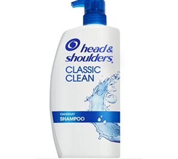 Head and Shoulders Classic Clean Daily-Use Anti-Dandruff Paraben Free Shampoo, 32.1 fl oz