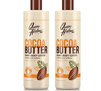QUEEN HELENE Cocoa Butter Hand & Body Lotion 16 oz (Pack of 2)