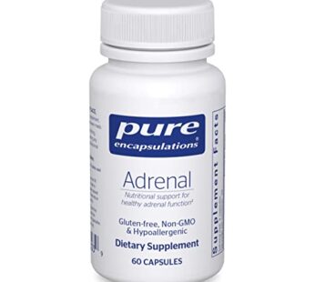Pure Encapsulations Adrenal | Supplement to Support Healthy Cortisol Levels, Fatigue, Stress Moderation, and Adrenal Gland Function* | 60 Capsules