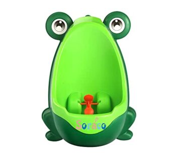 Soraco Frog Potty Training Urinal for Toddler Boys with Funny Aiming Target, Frog Pee Training (Green)