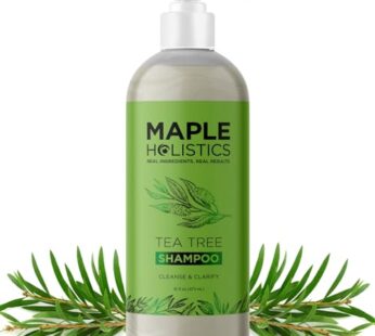 Clarifying Shampoo for Build Up & Oily Hair – Tea Tree Shampoo for Men and Women with Rosemary Essential Oil for Oily Hair and Scalp – Color Safe Vegan Sulfate Silicone & Paraben Free (16 Fl Oz)