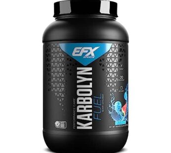 EFX Sports Karbolyn Fuel | Fast-Absorbing Carbohydrate Powder | Carb Load, Sustained Energy, Quick Recovery | Stimulant Free | 37 Servings (Blue Razz Watermelon)