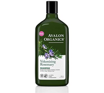 Avalon Organics Shampoo, Volumizing Rosemary, 11 Oz
