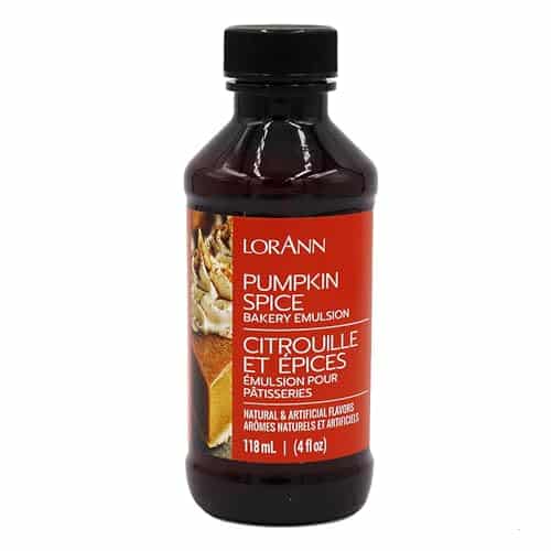Lorann Oils Pumpkin Spice Bakery Emulsion: Genuine Pumpkin Spice Blend, Perfect for Boosting Fall Flavors in Cakes, Cookies & Desserts, Gluten-Free, Keto-Friendly, Pumpkin Spice Flavoring Essential