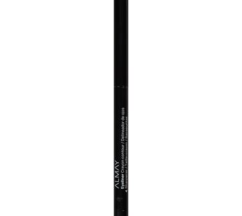 Almay Eyeliner Pencil, Hypoallergenic, Cruelty Free, Oil Free-Fragrance Free, Ophthalmologist Tested, Long Wearing and Water Resistant, with Built in Sharpener, 205 Black, 0.01 oz