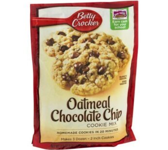 Betty Crocker Cookie Mix, Oatmeal Chocolate Chip, 17.5-oz Pouches (Pack of 6)