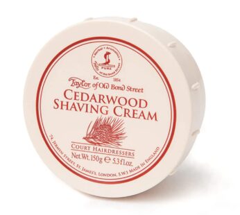 Taylor of Old Bond Cedarwood Shaving Cream, 0.33 Pound