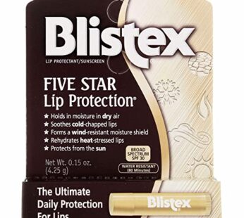Blistex Five Star Lip Protection SPF 30 0.15 oz (Pack of 12)