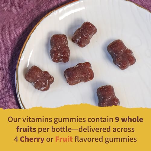 Garden of Life Organics Kids Gummy Vitamins - Fruit - Certified Organic, Non-GMO & Vegan Complete Children's Multi - B12, C & D3 - Gluten, Soy & Dairy Free, 120 Real Fruit Chew Gummies - Image 3