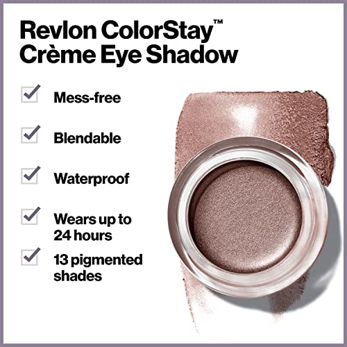 Revlon Cr?me Eyeshadow, ColorStay 24 Hour Eye Makeup, Highly Pigmented Cream Formula in Blendable Matte & Shimmer Finishes, 715 Espresso, 0.18 Oz - Image 6