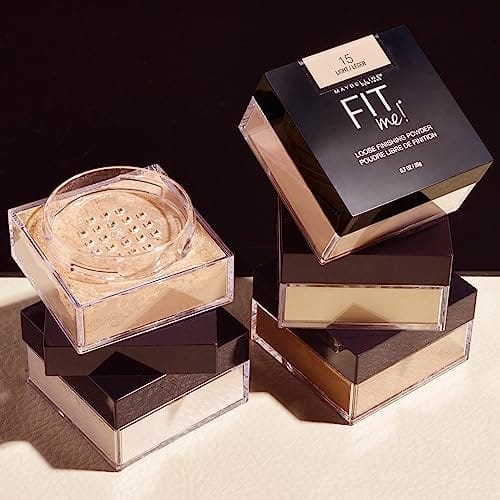 Maybelline Fit Me Loose Setting Powder, Face Powder Makeup & Finishing Powder, Light, 1 Count - Image 5