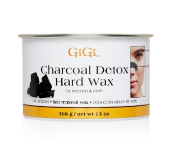 GiGi Charcoal Detox Facial Wax, Unclogs Pores, Stripless, for Delicate Skin, Brows, Upper Lip, 13 oz, 1-pack
